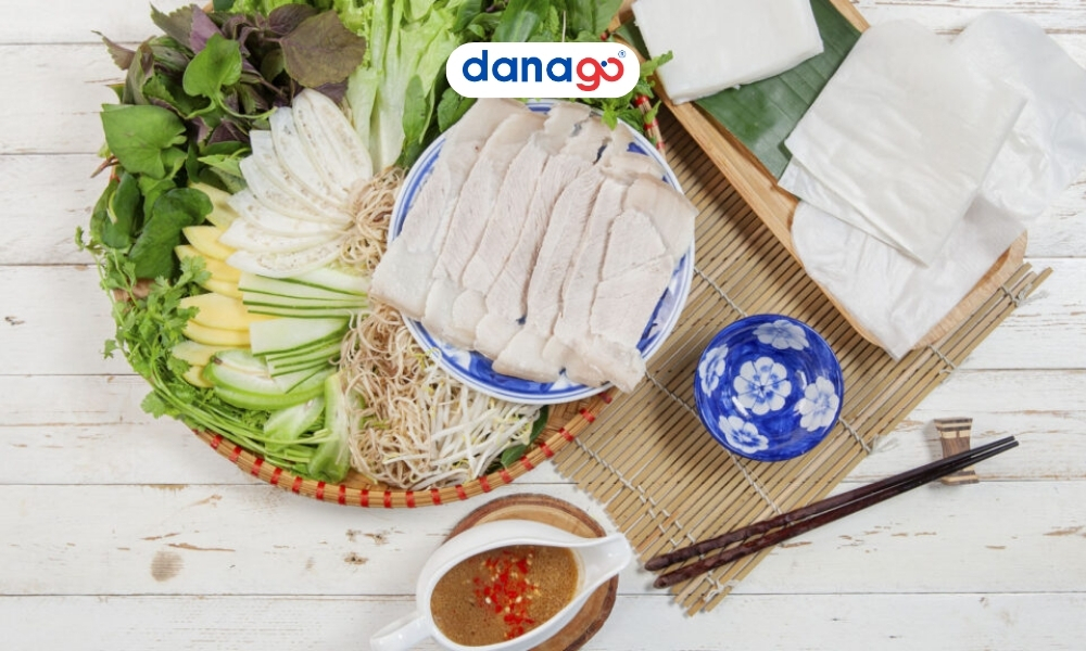 Da Nang specialty pork rice paper Da Nang specialty pork rice paper